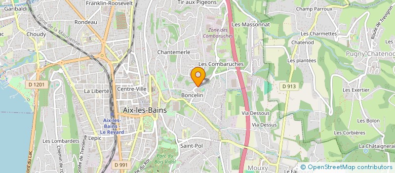 localisation de l'entreprise MA MICRO BULLE-AIX à AIX-LES-BAINS