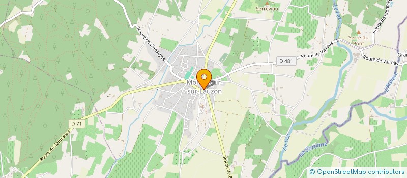 localisation de l'entreprise MA MIE  MONTSEGUR-SUR-LAUZON