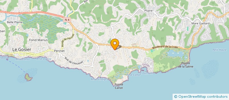 localisation de l'entreprise MA MIE CHERIE  LE GOSIER