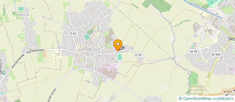 localisation de l'entreprise MA NA.E (MA NATURE EVEILLEE)  GONDECOURT