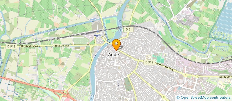 localisation de l'entreprise MA'NATHAN  AGDE