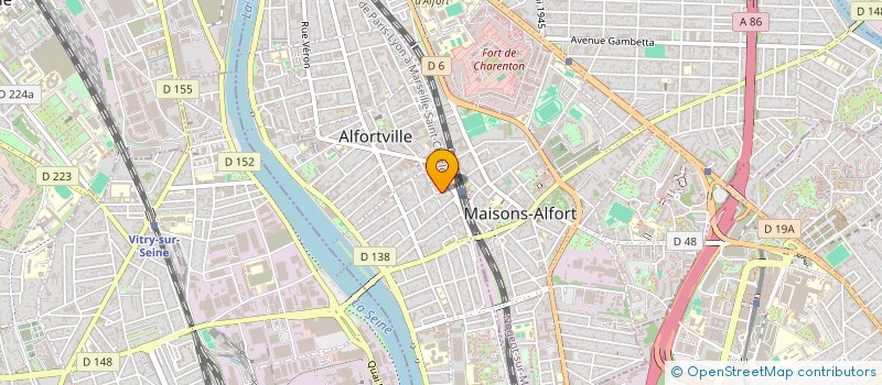 localisation de l'entreprise MA NEIZH à ALFORTVILLE