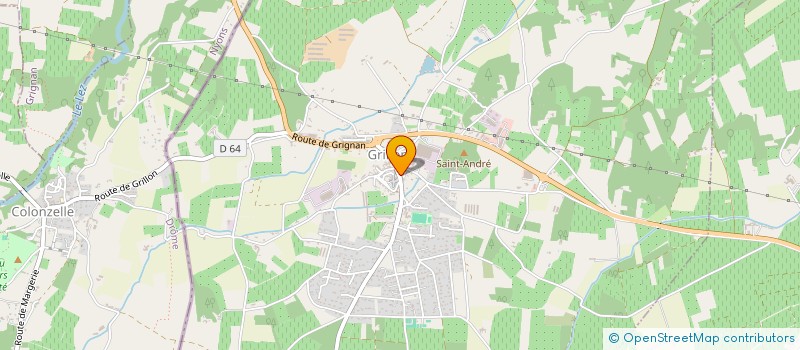 localisation de l'entreprise MA NINE  SAINT-PANTALEON-LES-VIGNES