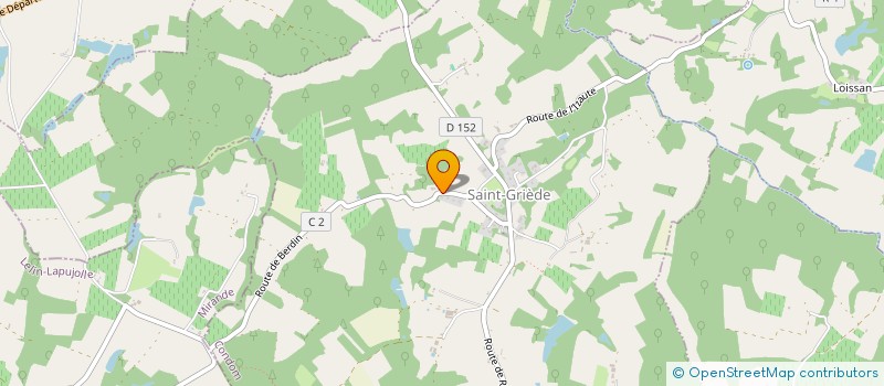 localisation de l'entreprise MA NOUVELLE VIE EN GASCOGNE  SAINT-GRIEDE