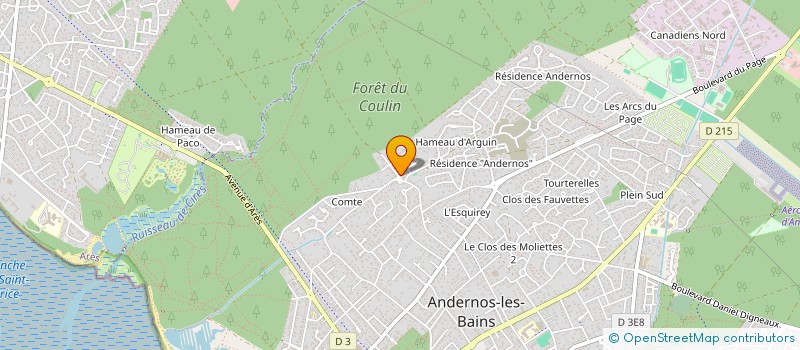 localisation de l'entreprise MA ONNERIE PLATRERIE GENERALE FRANCAISE à ANDERNOS-LES-BAINS