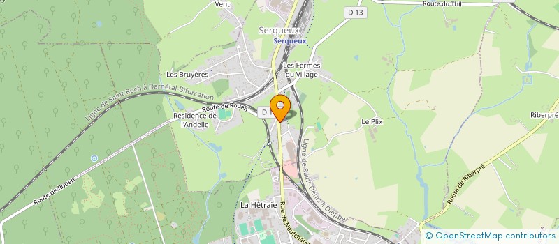 localisation de l'entreprise MA P'TITE BOUCHERIE  SERQUEUX