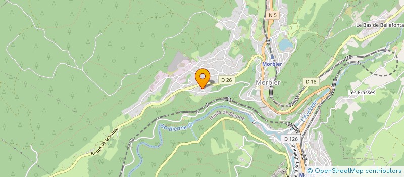 localisation de l'entreprise MA P'TITE CRECHE MORBIER à MORBIER
