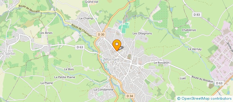 localisation de l'entreprise MA P'TITE FAMILLE POUR DEMAIN  MORNANT