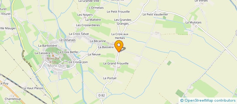 localisation de l'entreprise MA P'TITE LAINE  MONT-DOL