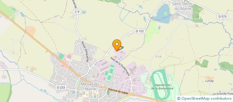 localisation de l'entreprise MA PALETTE  MESLAY-DU-MAINE