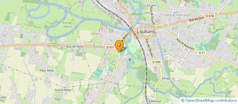 localisation de l'entreprise MA PAQUELIER à LOUHANS