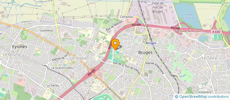 localisation de l'entreprise MA PARENTHESE ... FORME ET BIEN ETRE à BRUGES