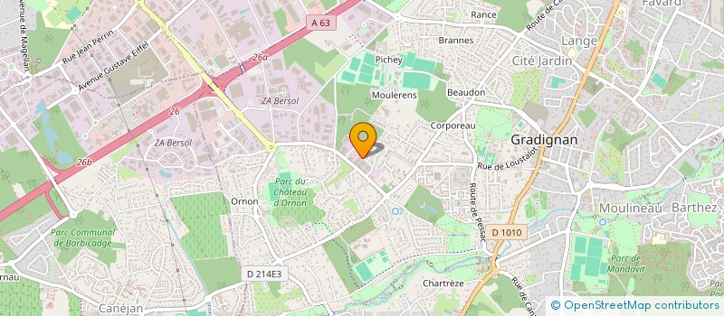 localisation de l'entreprise MA PARENTHESE HARMONISATION  GRADIGNAN