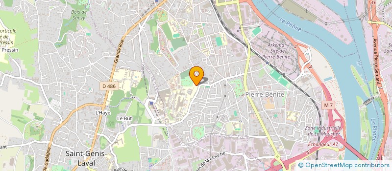 localisation de l'entreprise MA PAROLE  OULLINS-PIERRE-BENITE