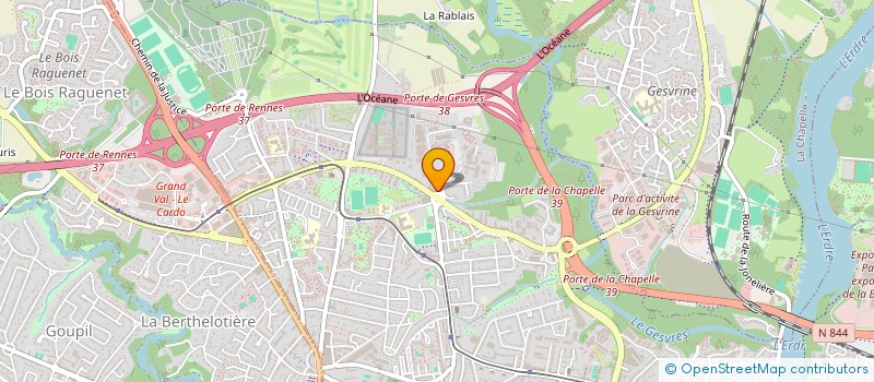 localisation de l'entreprise MA PART DU GATEAU à NANTES