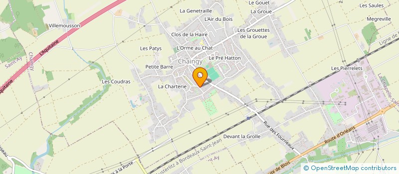 localisation de l'entreprise MA'PAT CREATION à CHAINGY