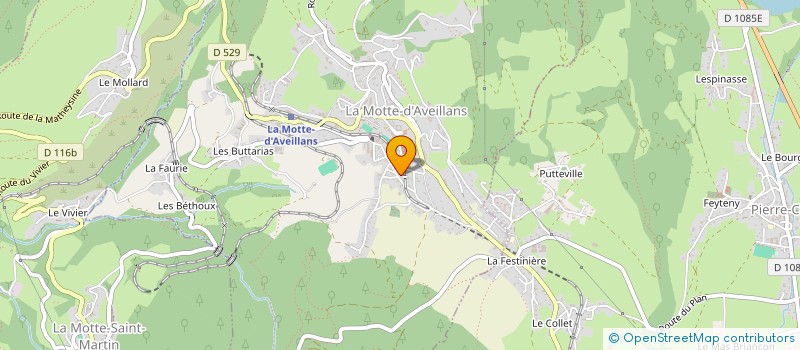 localisation de l'entreprise MA PATROSERAIE  LA MOTTE-D'AVEILLANS