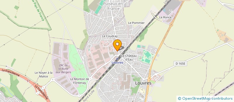 localisation de l'entreprise MA PAUSE BEAUTE à LOUVRES