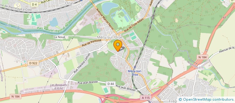 localisation de l'entreprise MA PAUSE NATURE  MERY-SUR-OISE