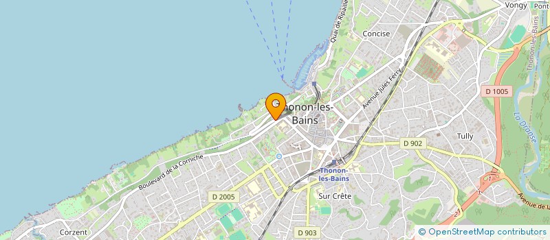 localisation de l'entreprise MA PETITE CONCIERGERIE  THONON-LES-BAINS