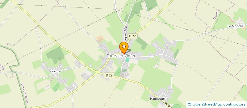 localisation de l'entreprise MA PETITE COUVERTURE PERSONNALISEE à ACHEUX-EN-VIMEU