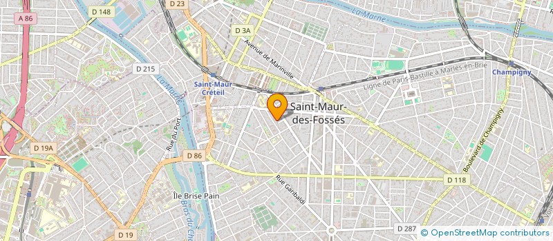 localisation de l'entreprise MA PETITE ENTREPRISE à SAINT-MAUR-DES-FOSSES