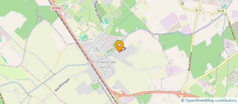 localisation de l'entreprise MA PETITE ENTREPRISE LMP  MONTESQUIEU-DES-ALBERES