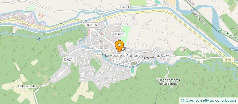 localisation de l'entreprise MA PETITE EPICERIE  LA ROQUE-D'ANTHERON