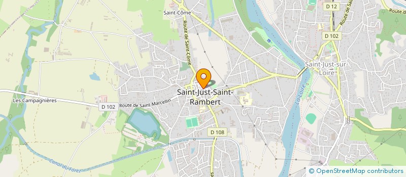 localisation de l'entreprise MA PETITE EPICERIE à SAINT-JUST-SAINT-RAMBERT