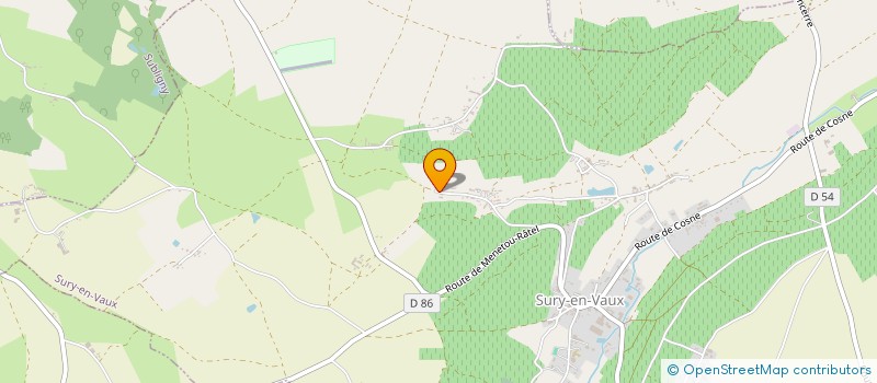 localisation de l'entreprise MA PETITE FRANCAISE  SURY-EN-VAUX