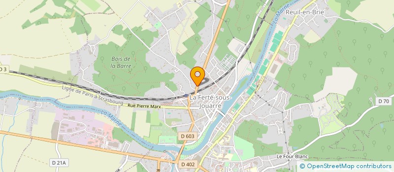 localisation de l'entreprise MA PETITE FRISE à LA FERTE-SOUS-JOUARRE