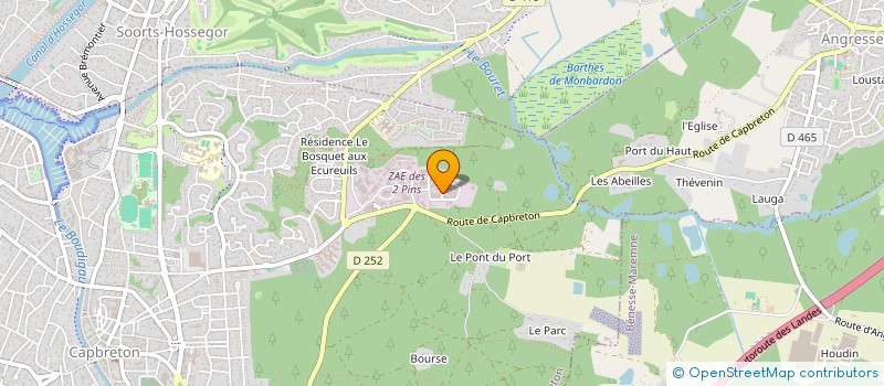 localisation de l'entreprise MA PETITE GRAND-MERE  CAPBRETON