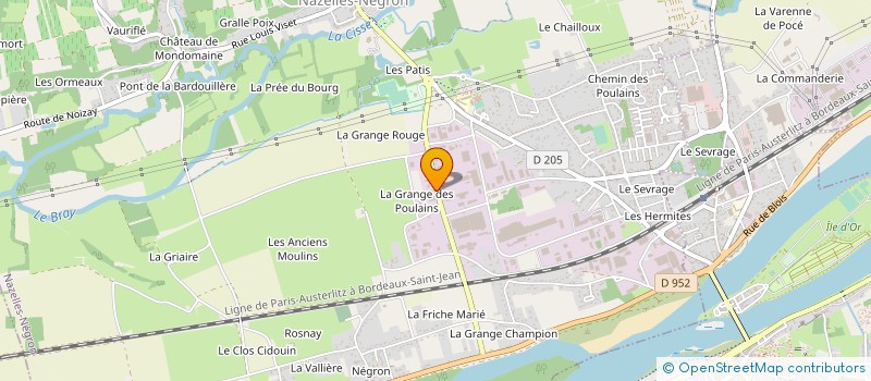 localisation de l'entreprise MA PETITE ITALIENNE à NAZELLES-NEGRON