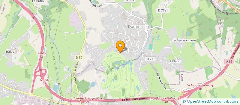 localisation de l'entreprise MA PETITE MAISON  DOMMARTIN