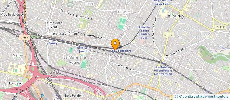 localisation de l'entreprise MA PETITE SCI à VILLEMOMBLE