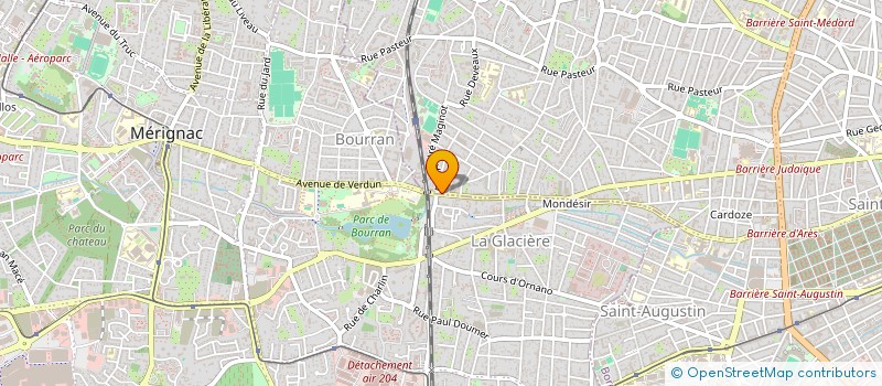 localisation de l'entreprise MA PHARMACIE CAUDERAN à BORDEAUX