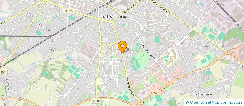localisation de l'entreprise MA PHARMACIE EN FRANCE à CHATEAUROUX