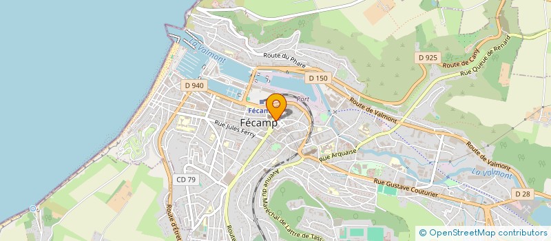 localisation de l'entreprise MA PIZZA à FECAMP