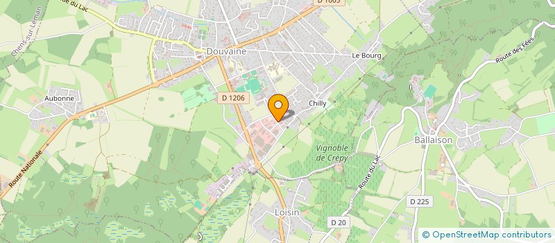 localisation de l'entreprise MA PLANETE BIO à DOUVAINE