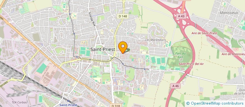 localisation de l'entreprise MA PLOMBERIE  SAINT-PRIEST