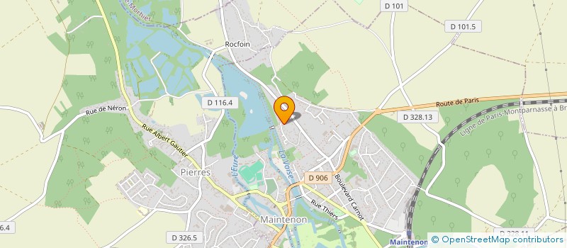 localisation de l'entreprise MA POCHOUETTE à MAINTENON
