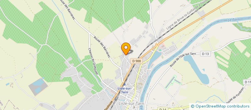 localisation de l'entreprise MA POMME D'AMOUR à LISLE-SUR-TARN