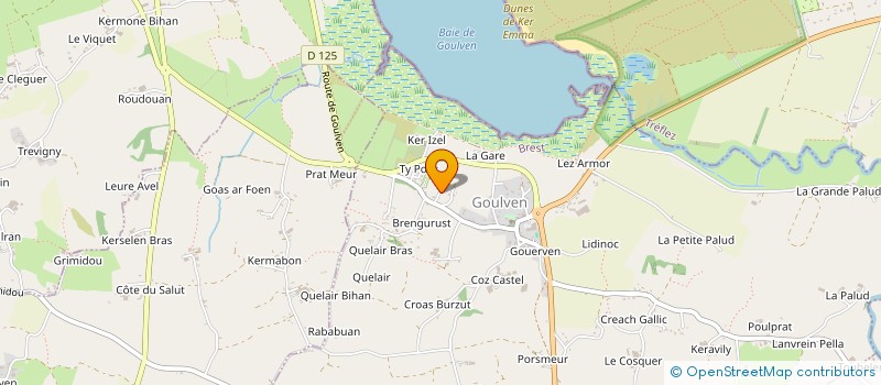 localisation de l'entreprise MA POOL & SPAS à GOULVEN