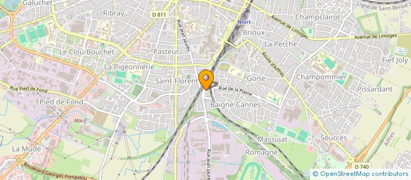 localisation de l'entreprise MA POULE PICTAVE  NIORT