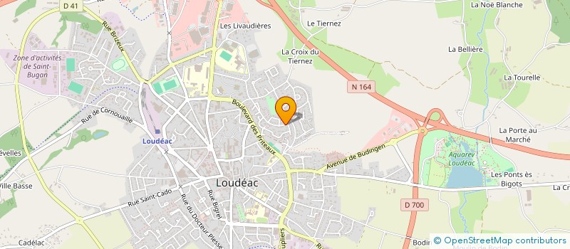 localisation de l'entreprise MA POUPEE TRICOTE à LOUDEAC