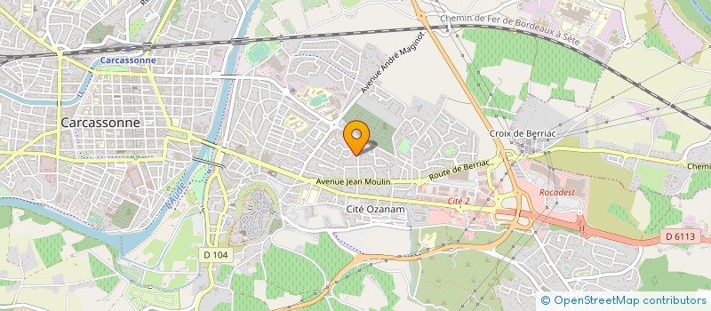 localisation de l'entreprise MA PRO SER. à CARCASSONNE