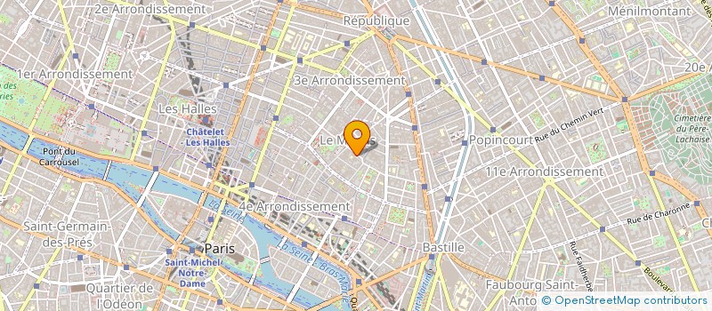 localisation de l'entreprise MA PRODUCTIONS  PARIS