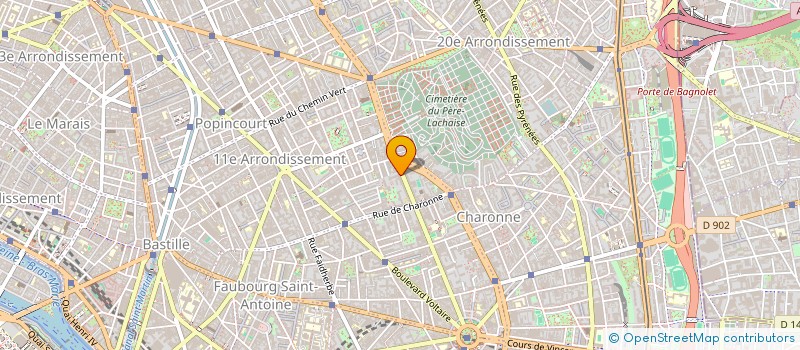 localisation de l'entreprise MA PROJECT  PARIS