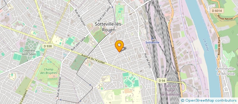 localisation de l'entreprise MA PTITE BOULANGE  SOTTEVILLE-LES-ROUEN