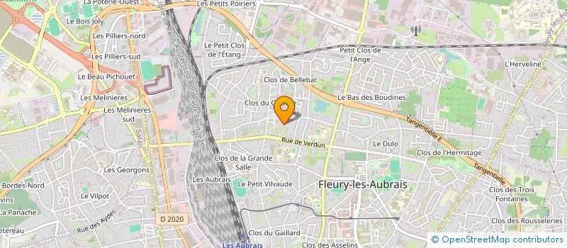 localisation de l'entreprise MA RAVALEMENT à FLEURY-LES-AUBRAIS
